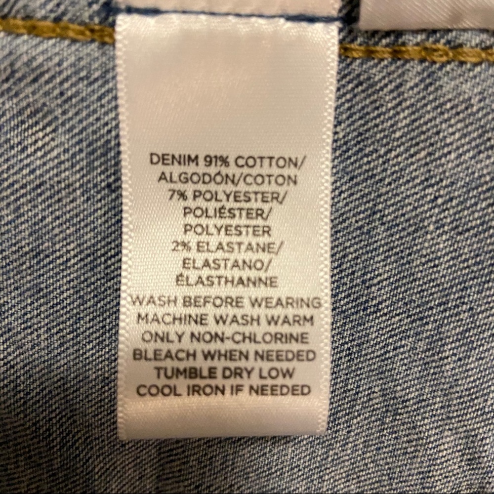 LOFT Polka Dot Denim Jacket - Picture 6 of 6